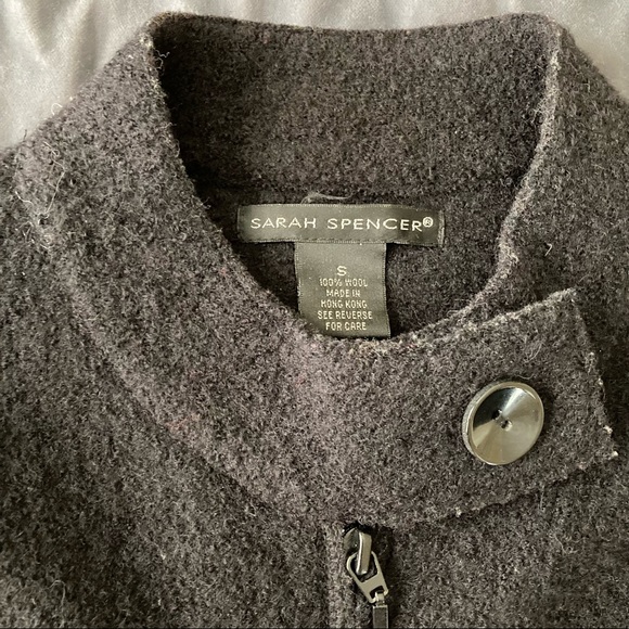 Womens Boiled Wool Jacket - Picture 4 of 7